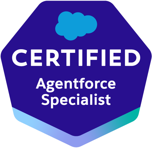 Salesforce Certified Agentforce Specialist certification logo