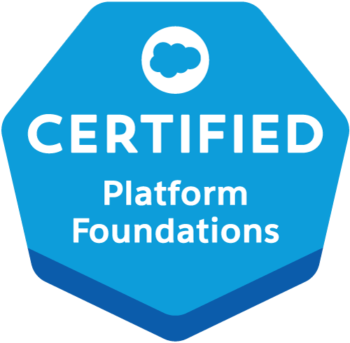 Salesforce Certified Platform Foundations certification logo
